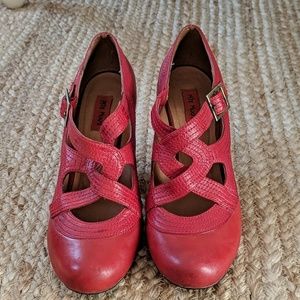 • Miz Mooz • Red Strappy Heels